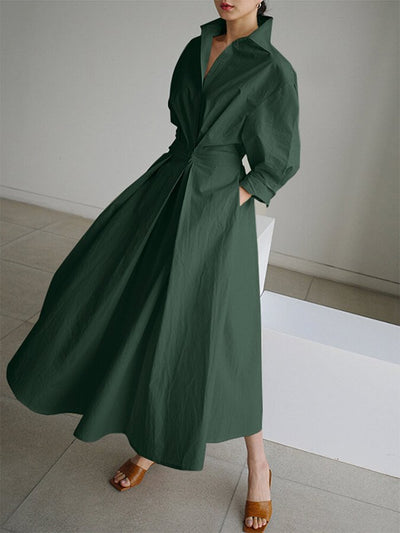 Chic A-Line Swing Dress with Effortless Style for Women 6