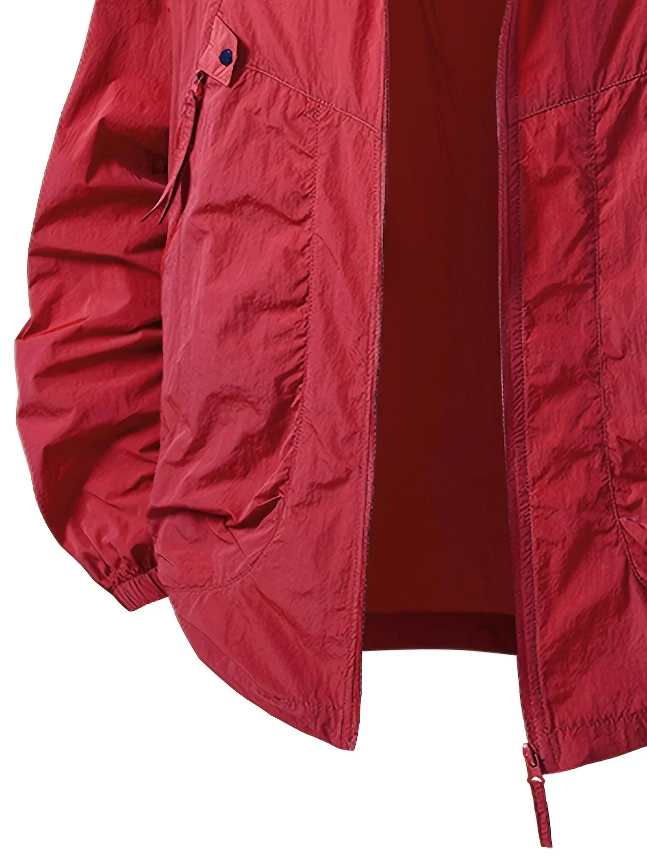 Outdoor Waterproof Windbreaker Jacket with Adjustable Hood