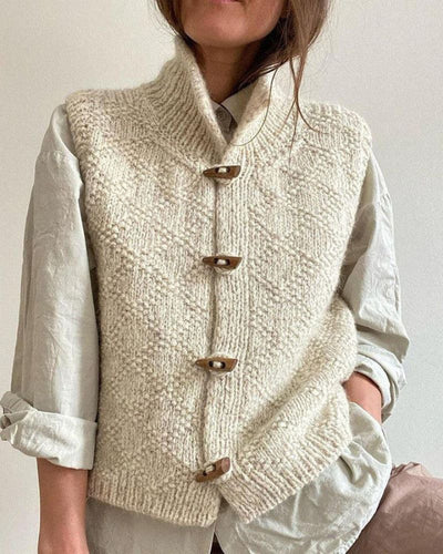 Elegant Sleeveless Knit Vest for Effortless Layering and Stylish Comfort 1