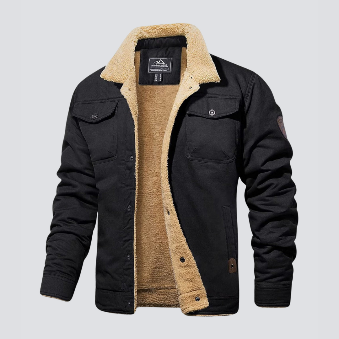 Mens Bomber Jacket - Warm Winter Outerwear, Stylish Fit 1