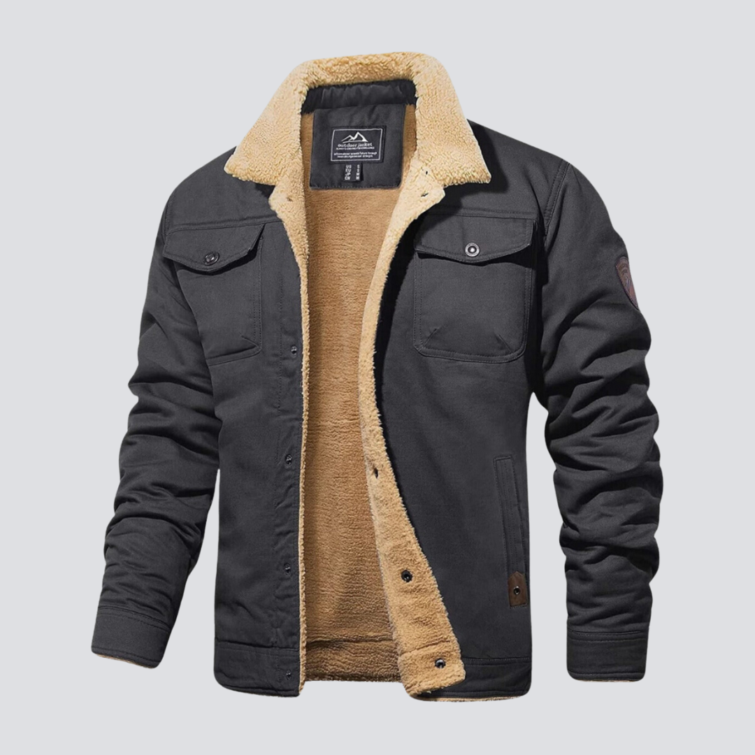 Mens Bomber Jacket - Warm Winter Outerwear, Stylish Fit 2