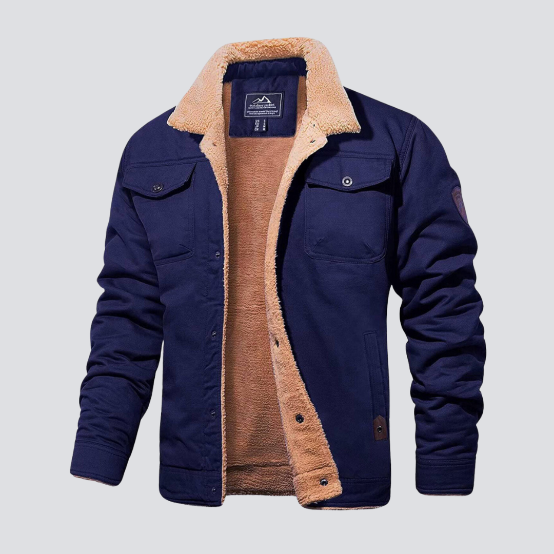 Mens Bomber Jacket - Warm Winter Outerwear, Stylish Fit 3