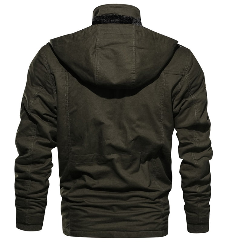 Mens Winter Coat - Elegant Commander Overcoat in Leather, Warm and Comfortable for Autumn and Winter, Available in Multiple Sizes 5