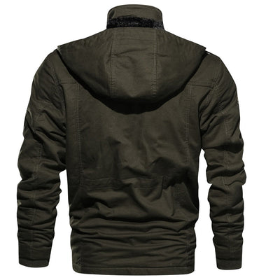 Mens Winter Coat - Elegant Commander Overcoat in Leather, Warm and Comfortable for Autumn and Winter, Available in Multiple Sizes 5
