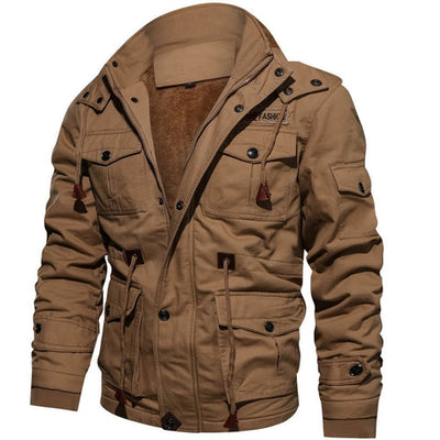 Mens Winter Coat - Elegant Commander Overcoat in Leather, Warm and Comfortable for Autumn and Winter, Available in Multiple Sizes 6