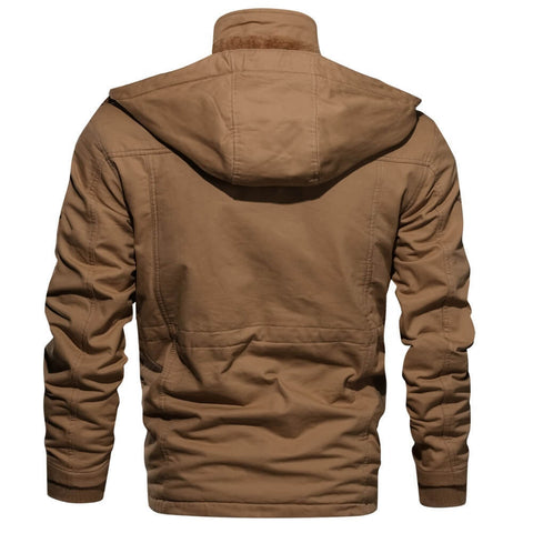 Mens Winter Coat - Elegant Commander Overcoat in Leather, Warm and Comfortable for Autumn and Winter, Available in Multiple Sizes 7
