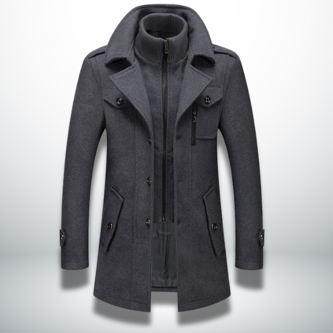Mens Winter Jacket - Elegant Coat with Spacious Pockets 6