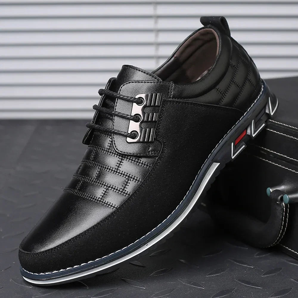 Classic Oxford Shoes for Men with Orthopedic Comfort – Breathable Leather, Stylish Design, All-Year Wear 9
