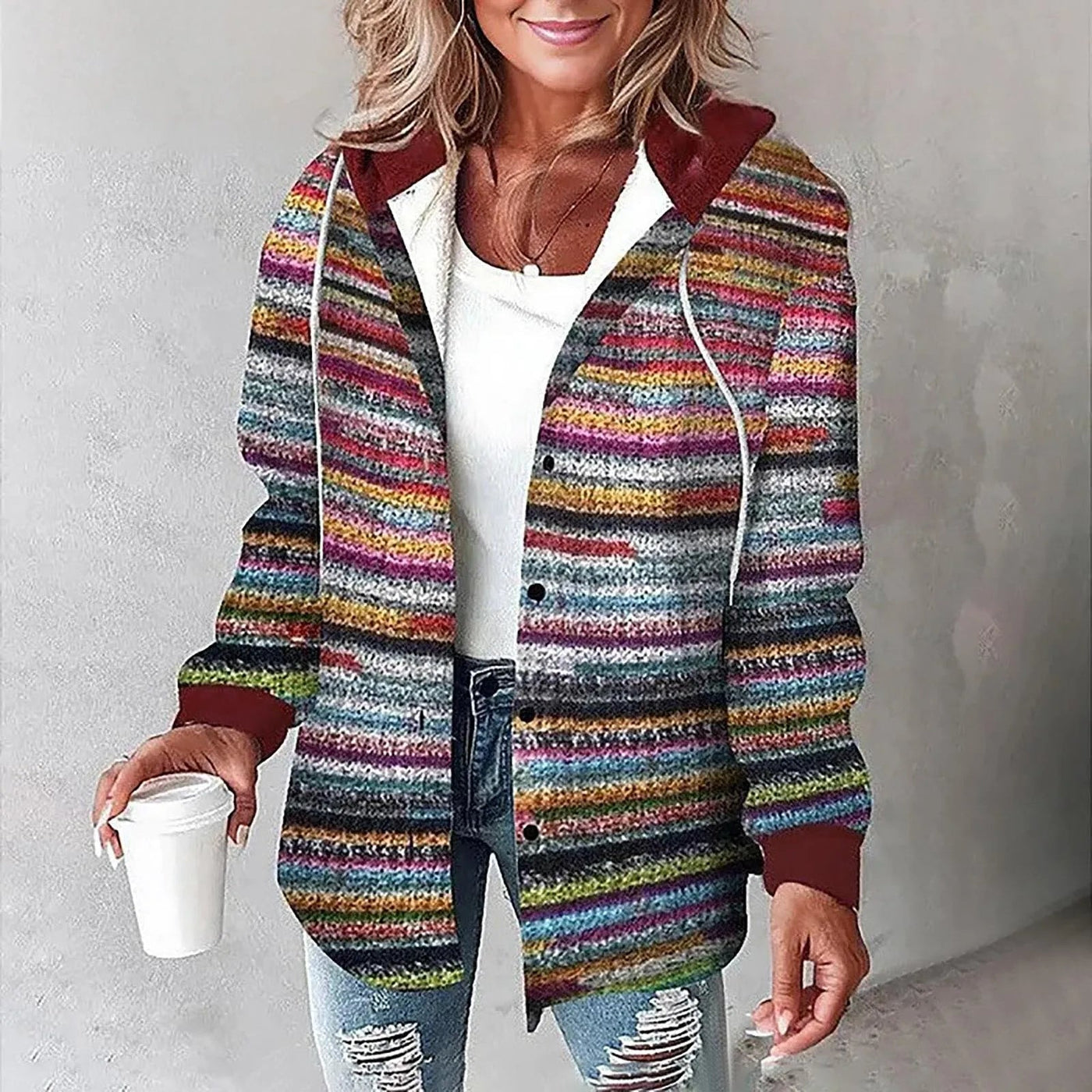 Stylish Insulated Womens Jacket – Warm Puffer Jacket for Winter, Weatherproof and Flattering Fit, Available in Sizes S-XL 7