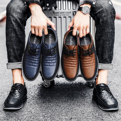 Classic Oxford Shoes for Men with Orthopedic Comfort – Breathable Leather, Stylish Design, All-Year Wear 6