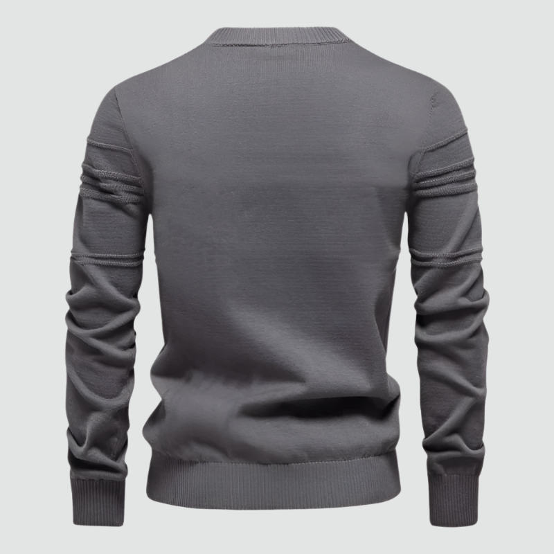 Elegant Slim-Fit Sweater for Men and Women - Soft, Breathable Fabric in Classic Colors, Tailored Comfort for Any Occasion 3