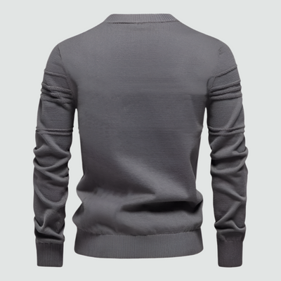 Elegant Slim-Fit Sweater for Men and Women - Soft, Breathable Fabric in Classic Colors, Tailored Comfort for Any Occasion 3