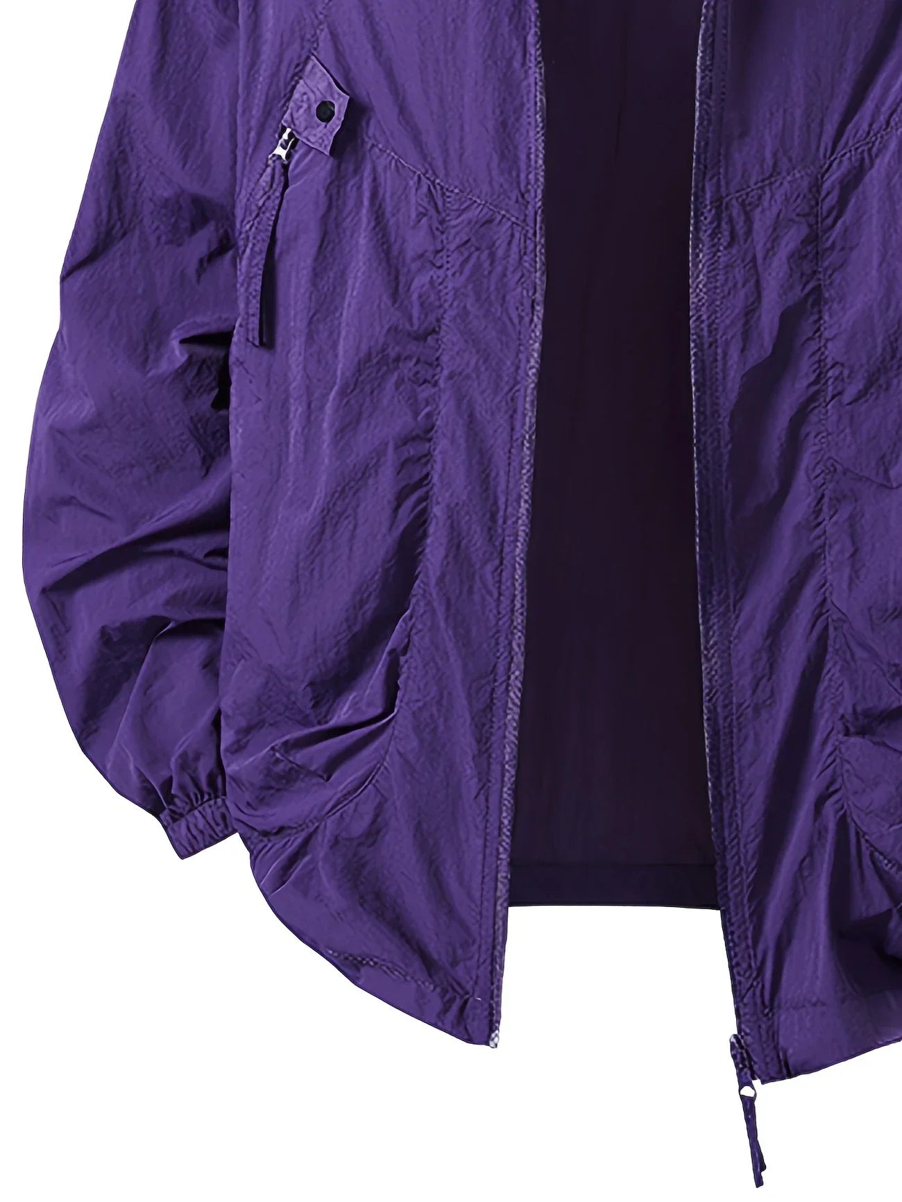 Outdoor Waterproof Windbreaker Jacket with Adjustable Hood