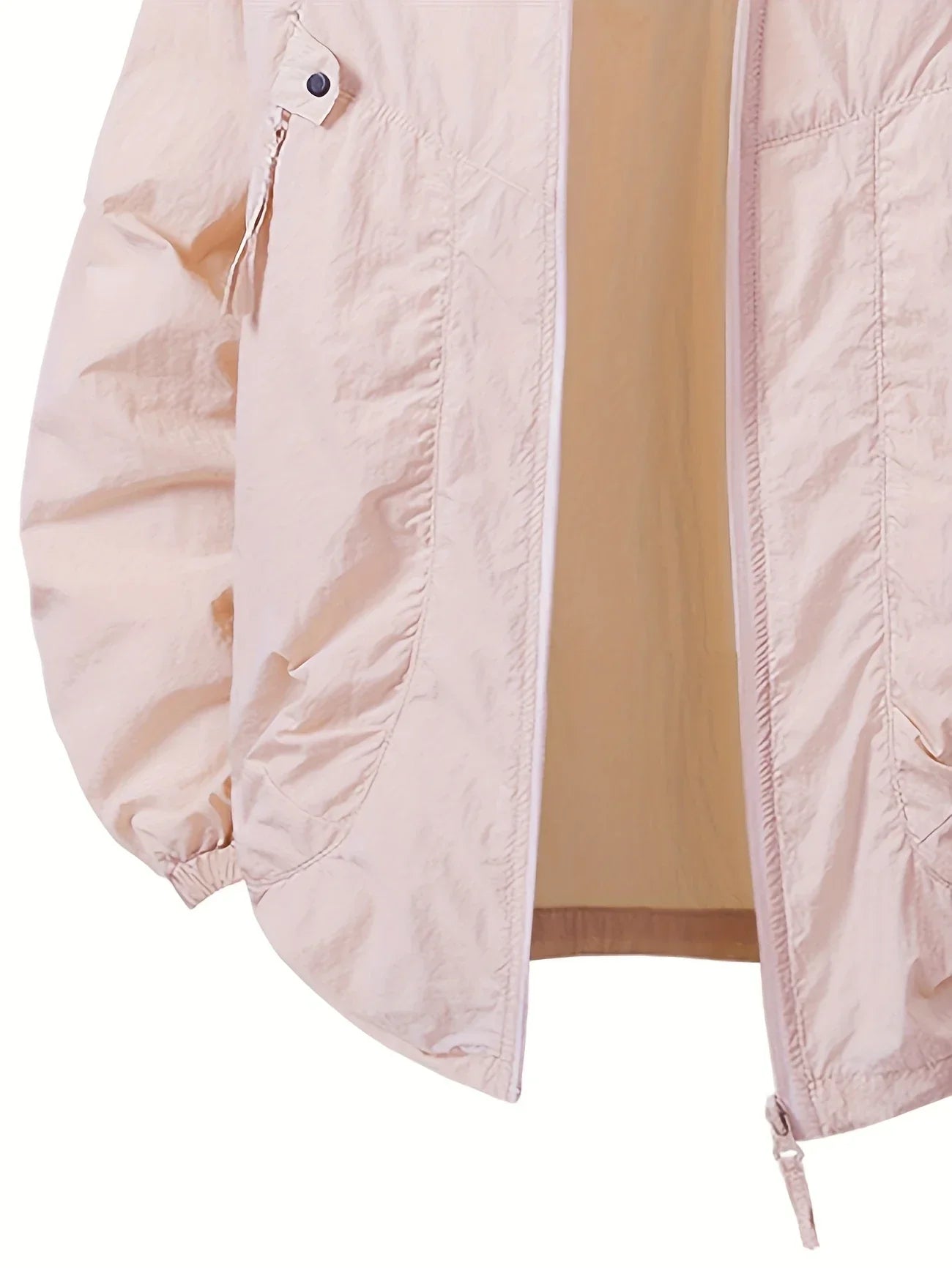 Outdoor Waterproof Windbreaker Jacket with Adjustable Hood